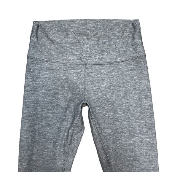 LULULEMON Leggings Heathered Gray Size 10 - Picture 3 of 6